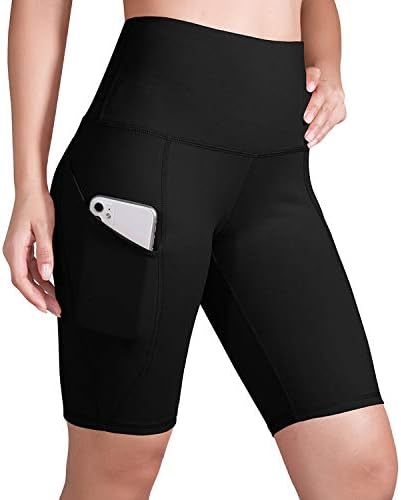 Women's 5"/2.5"/9" High Waist Bike Shorts with Pockets Workout Sports Athletic Running Biker Yoga Shorts