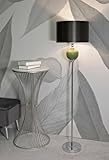 LAMPE SUR PIED - Lumière au sol, Lampe à poser, Lampe standard, 40x40 h160 cm, Vert et Gris