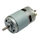 Gettimore Motore 775 21V 90W 6000RPM per rettificatrice, motore CC in metallo con finitura argento