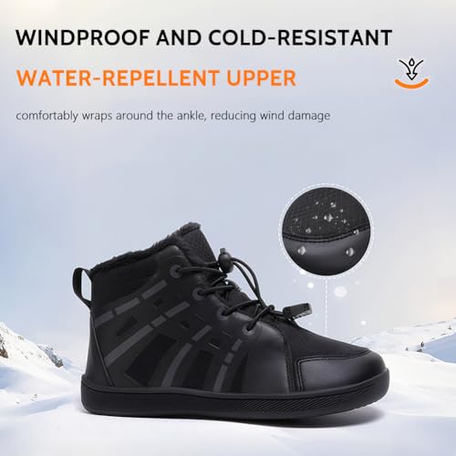 Barefoot Boots, Hike Winter Barefoot Shoes, Comfortable and Breathable Sneakers, Non-Slip and Lightweight4