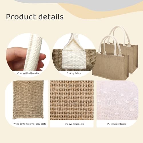 24-Pack-Burlap-Gift-Bags-Jute-Tote-Bags-Bulk-Bridesmaid-Tote-Bag-Blank-Reusable-Canvas-Beach-Bags-with-Handles-for-DIY-Wedding-Shopping-Travel-Handbag-126-x-82-x-49-Inch