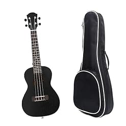 Ukulele Rétro Noir en Bois d’acajou 23 Pouces Concert Traditionnel Ukulele Uke Hawaii Enfants Petite Guitare avec Sac… - Les Beatles, Paul McCartney, John Lennon, RIngo Starr, George Harrison