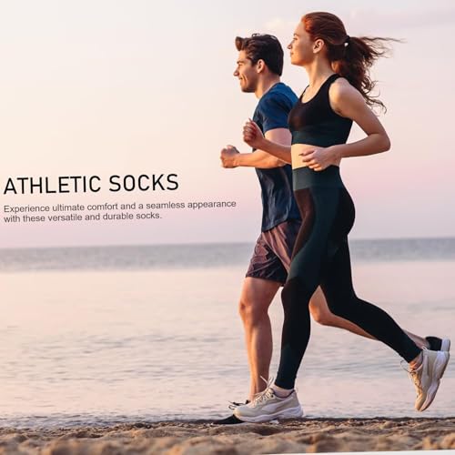 Women's Sports Summer Mesh Breathable Short Running Low Top Socks 4 Pairs4