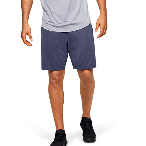 Under Armour Men's Mk1 Graphic Workout Gym Short, Blue Ink (497)/Mod Gray, Large