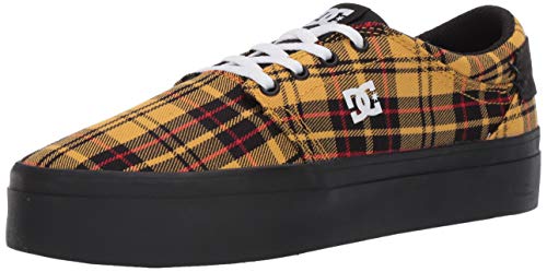 Dc Women's Trase Platform Tx Se Skate Shoe, Plaid, 5 B M Us #TOP7