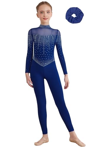 Justaucorps de gymnastique brillant et confortable pour fille