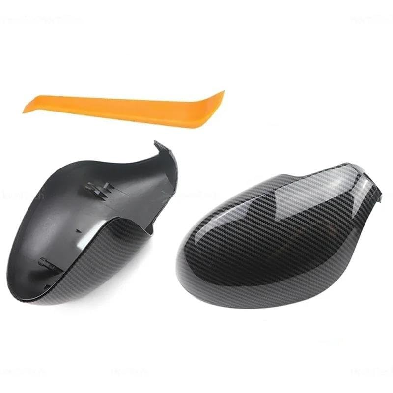 Coques de rétroviseurs extérieurs Seat Ibiza 2002-2008 aspect carbone