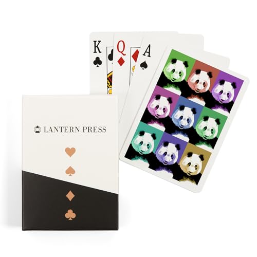 Lantern Press Panda Pop Art, 52 Cartas de Poker