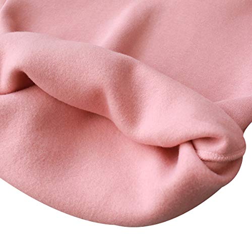 Famuka Unisex Toddlers Sweatshirt Solid Colors Baby Hoodie (Pink, 18-24 Months) #TOP6