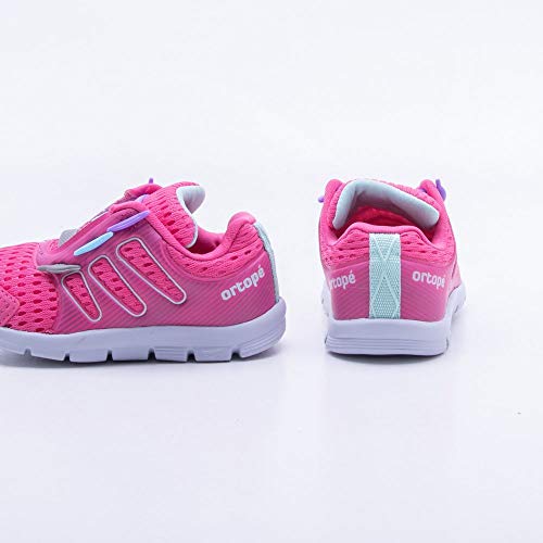 Tênis Ortopé Baby Estica e Puxa Rosa 22