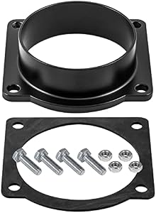Air Filter Mass Air flow sensor Adapter plate - Compatible For Explorer, Mustang, etc
