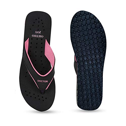 Image of DOCTOR EXTRA SOFT Care Diabetic Orthopedic Pregnancy Flat Super Comfort Dr Flipflops and House Slippers For Women's and Girl's