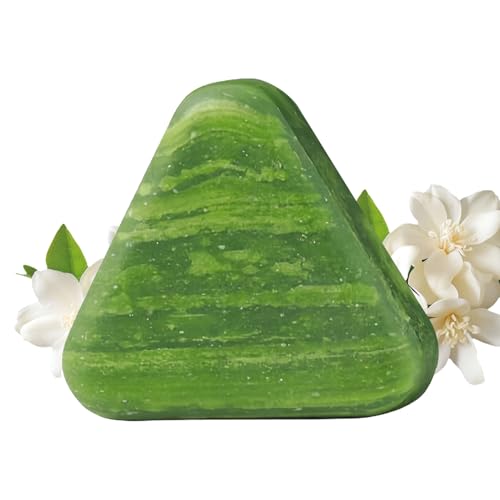Nature Triangle Shampoo Bar-100g, Usman Grass Shampoo Bar, Con Infusión Hoja Cedro Y Extractos Botánicos Polygonum, Suaviza Fortalece El Cabello, Para Hombres Y Mujeres