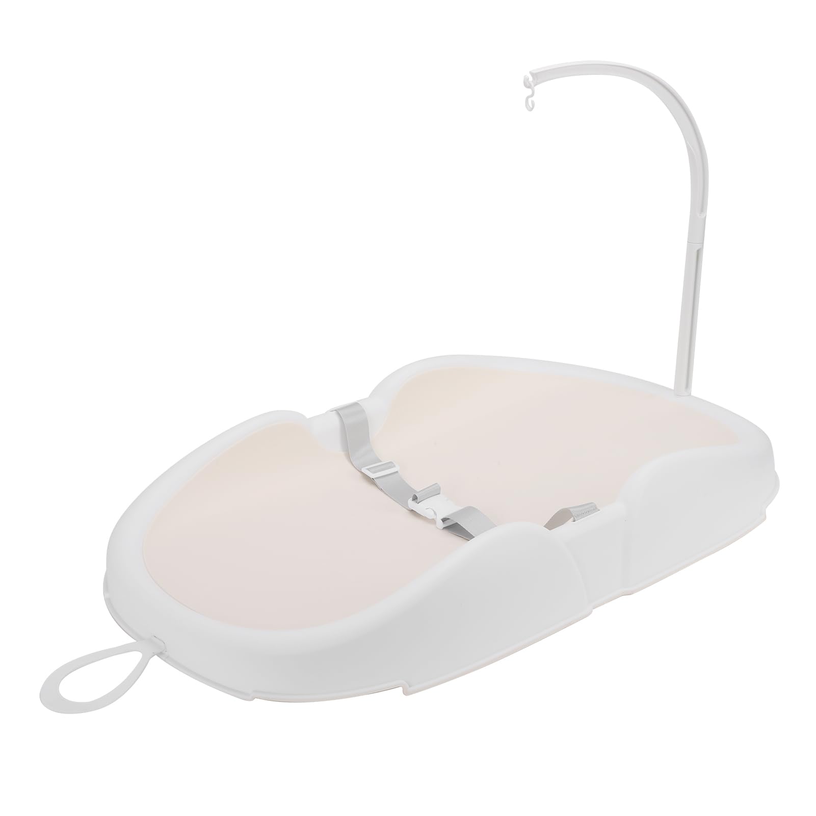 Materassino fasciatoio ergonomico per neonati, soluzione di cura pratica, comfort per bambini piccoli (Beige)