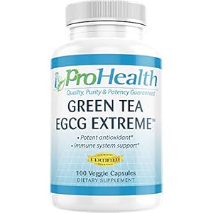 ProHealth Longevity Green Tea EGCG Extreme (390mg EGCG, 100 Capsules) (Green Tea Supplement)