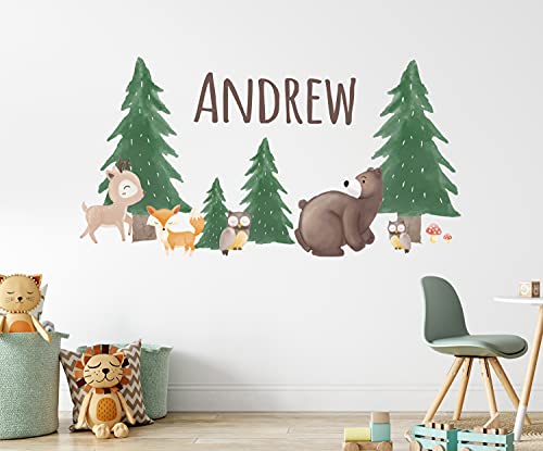 Vinilo decorativo personalizado de nombre selva BIM-BIM miniatura 1