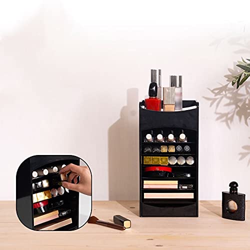 Kosmetik-Aufbewahrungsbox Lippenstift-Lagerregal mit großer Kapazität, Lippenglasur-Kreide-Aufbewahrungsbox, Schminktisch, Badezimmer, Kosmetik-Lagerregal Make-up-Organizer