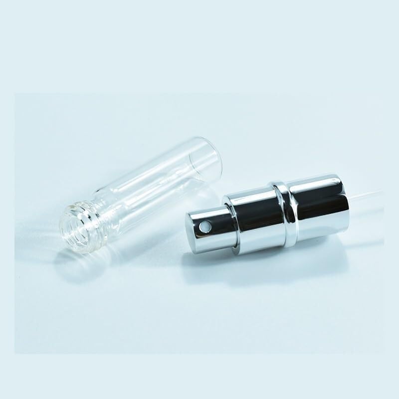 Mini Bottiglie di Profumo da Viaggio, Atomizzatore di Profumo 2PCS 10ML Bottiglia di Profumo Vuota Flacone Spray in Metallo, Contenitore di Imballaggio da Viaggio Portatile Ricaricabile Ricaricabile (