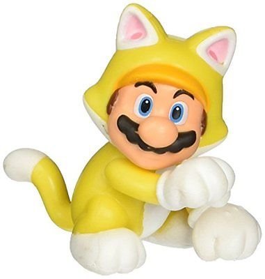 World of Nintendo Super Mario Cat Mario 2.5 Mini Figure