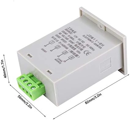 Electronic Counter,JDM11-6H No Voltage Counter 6 Digits Electronic LED Digital Display Counter Relay(AC110V)