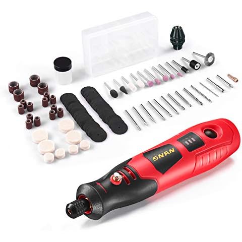 SNAN Cordless Rotary Tool Kit,1500mAh with 80 Accessories 3.7V Li-ion,Mini Portable Rotary Tool, USB Charging, for Delicate & Light DIY Small Projects Cover