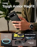 Spigen Tough Armor(AI) MagFit Hülle für Google Pixel 11 -Schwarz – Ansicht 3