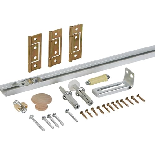 National Hardware N343-715 36 White Folding Door Hardware Set miniatura 1