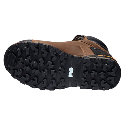 Timberland PRO Men's Boondock 6 Inch Composite Safety Toe Waterproof Industrial Work Boot, Brown, 8.54