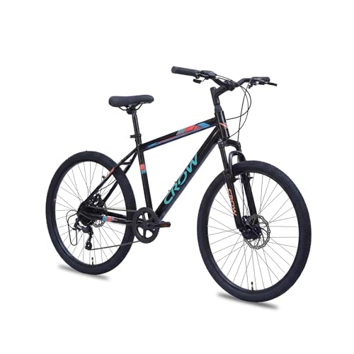 Image of CROW - Globetrotter 7 Speed Gear Cycle for Boys |29 inch T Cycle for Boys 12 to 15 Years| Bicycle for Men Adult |MTB with Front Suspension & Dual disc Brakes | Unisex 29 inch INCH MTB |