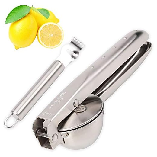 OBALY Premium Lemon Squeezer with Zester