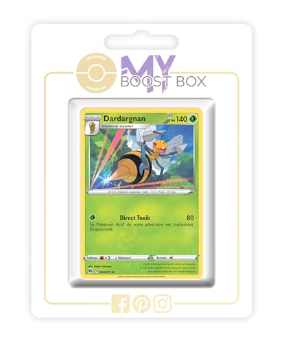 Dardagnan 004/073 Reverse Myboost X Espada y Escudo 3.5 La Vía del Maestro – Estuche de 10 cartas Pokémon francesas
