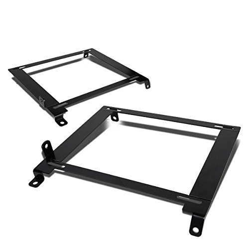 Auto Dynasty Compatible with Honda Civic EM/ES Pair of Tensile Steel Low Mount Racing Seat Bracket