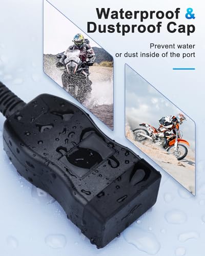 Chargeur USB pour moto avec voltmètre pour éviter les pannes de batterie