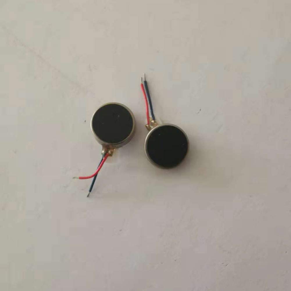 4 X Tiny Blue Vibrator Motors - 4mm X 8mm - 3V DC - For Cell Phones / RC / Haptics (ERM)