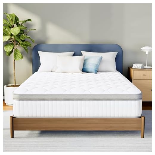 Neo Sleep Queen Size Mattress, 10 Inch Hybrid Comfort & Supportive Mattress in a Box, Cooling Gel Memory Foam and Pocket Springs with Pressure Relief, CertiPUR-US Certified, Medium Firm