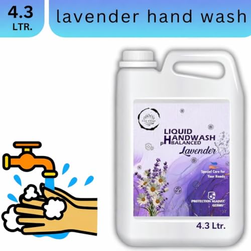 Image of Liquid Handwash pH Balanced Lavender, Protection Against Germs, Special Care for Hands, 4.3 Liter