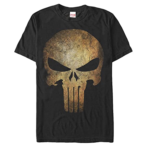 T-shirt Punisher Marvel 3XL : le confort grande taille pour homme en noir