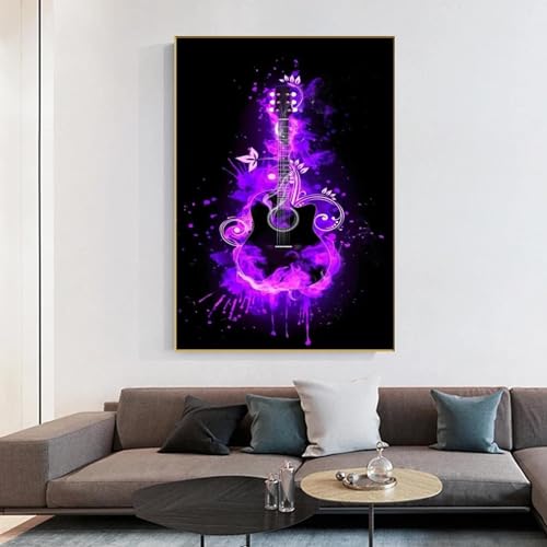 Impression sur toile graffitis colorés grand format 80x120 cm