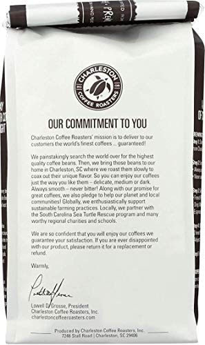 Charleston Coffee Roasters Kiawah – Organic Whole Bean Dark Roast Coffee
