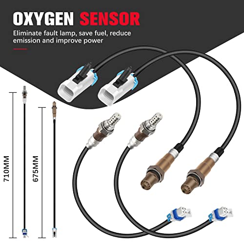Sensor de Oxígeno para Cadillac Escalade 03-06 4 Piezas miniatura 2