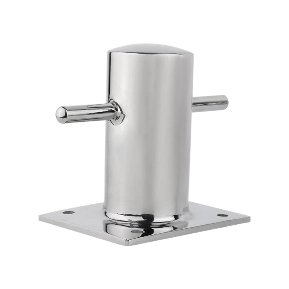 Bitta di ormeggio Singola Bitta di ormeggio in Acciaio Inossidabile 316 D60mm Accessorio Hardware Marino per Bitta in Fusione Pesante