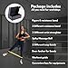 All-in-One Office Workout Set – Resistance Bands, Loop Bands, Massage Ball, Wrist Strengthener & Exercise Guide – Home & Office Fitness Kit for Better Posture, Pain Relief & Stress Reduction