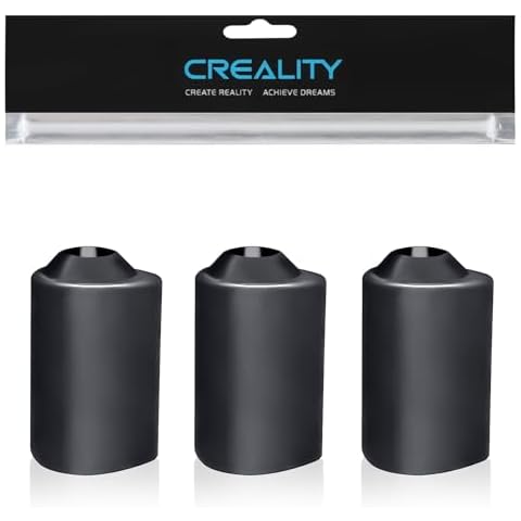 Creality Official K2 Plus Silicone Socks, Original K2 Hotend Silicone Cover Excellent Thermal Insulation, K2 Pro Heating Block Insulation Cover, K2 Nozzle Silicone Cover for Creality K2 Series (3PCS) Cover