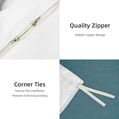Bbangd Duvet Covers Queen Size - Ultra Soft And Breathable Bedding Comforter Cover Set Washed Microfiber 3 Pieces With Zipper Closure Duvet Cover And 2 Pillow Shams (White) #TOP2
