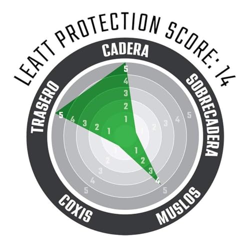 Short de protection Leatt 3Df 4.0 XL noir pour le VTT de descente