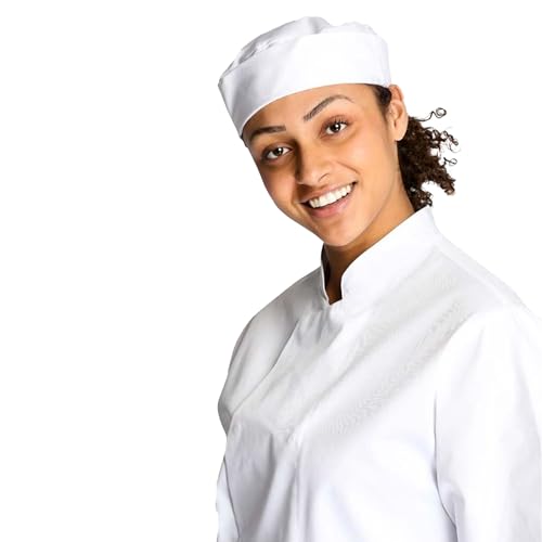 Image of Tibard Chef Skull Cap (UK, Alpha, One Size, White)
