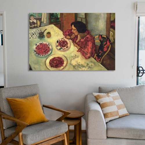 Impression Marc Chagall Fraises 60 x 90 cm en toile premium - 6