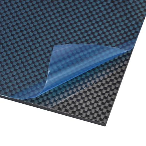 Fibre carbone feuille plaque 250x100x3mm plain brillant pour modélisme