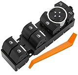 ZAPOSTS Power Window Switch.3 Metal Pins.Fits for Ford Fusion 2013-2020,Driver Side Control Door vidrios Master Switch OEM DG9Z14529AA, DWS1608, 1S14147, SW7339