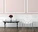 UrbanMod Modern Dining Chairs - Set of 4, Mid Century Modern, Stackable Plastic, White, Outdoor, Dining Room